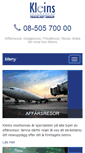 Mobile Screenshot of kleins-resor.se